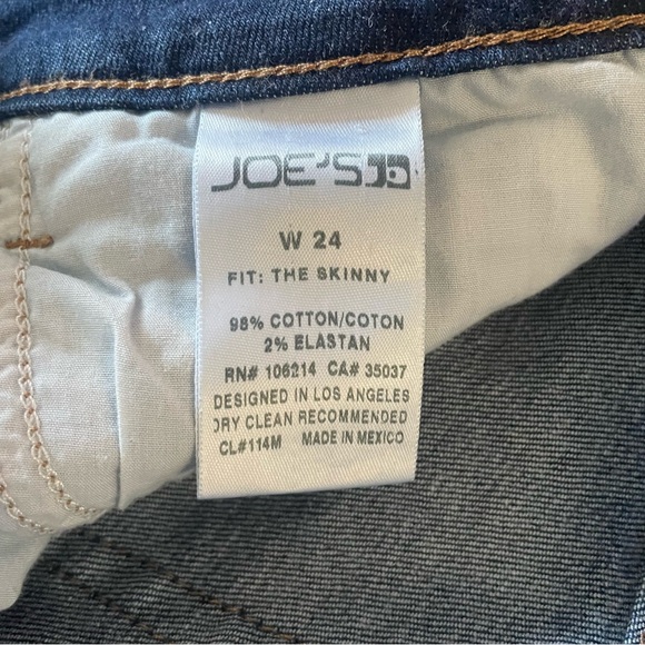 Joe's Jeans Dark Blue Women's Skinny Jeans - Picture 3 of 6